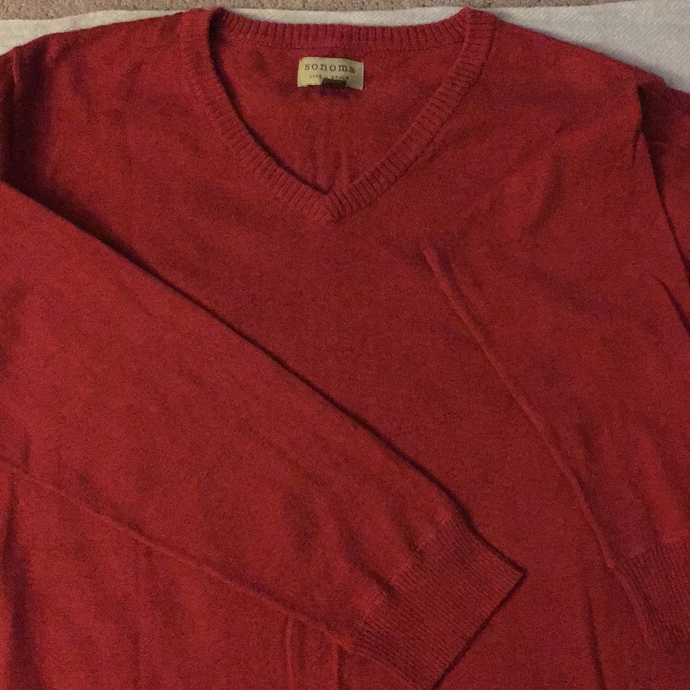 Sonoma red sweater